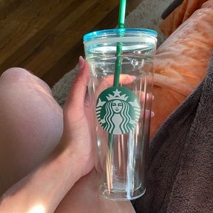 glass Starbucks tumbler